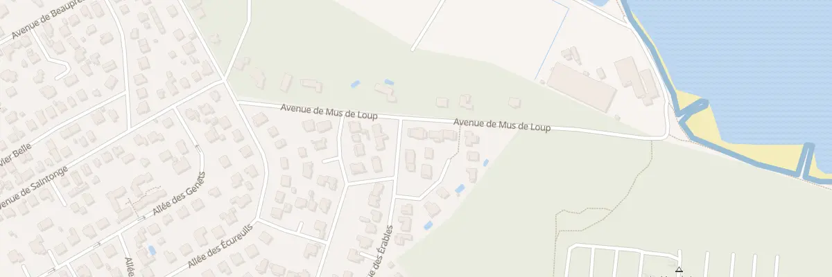 Plan du 1 Av des Erables à La Tremblade