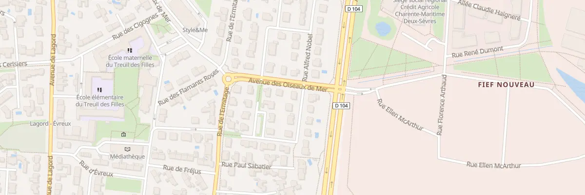 Plan du 2 Rue Henri Bergson à Lagord