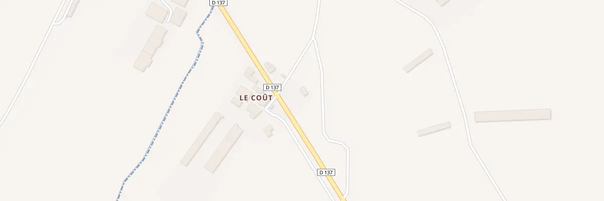 Plan du 2 Le Coût à Vendrennes