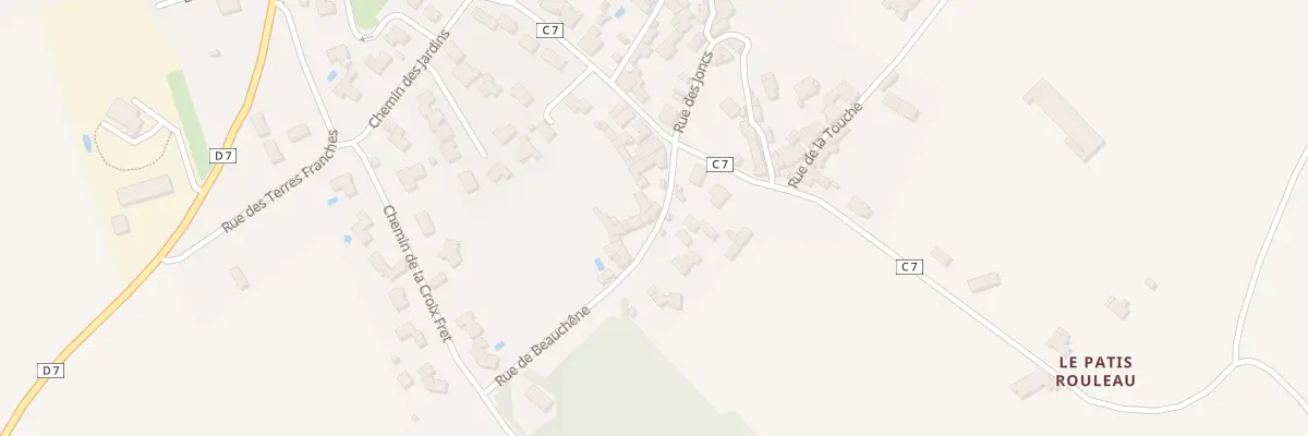 Plan du 3 Rue de beauchêne à Moutiers-sur-le-Lay