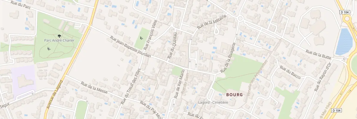 Plan du 14 Rue Jean-Baptiste Jourdan à Lagord