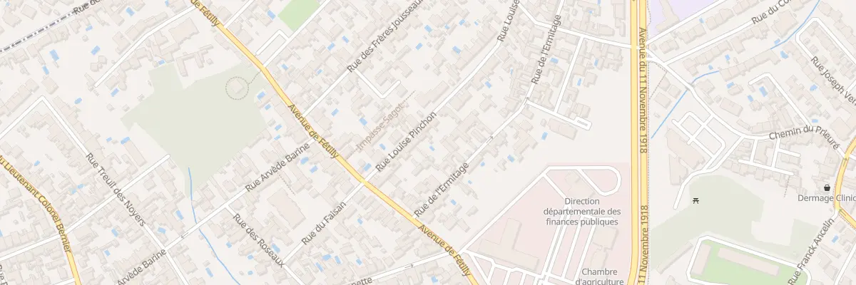 Plan du 12 Rue Louise Pinchon à La Rochelle