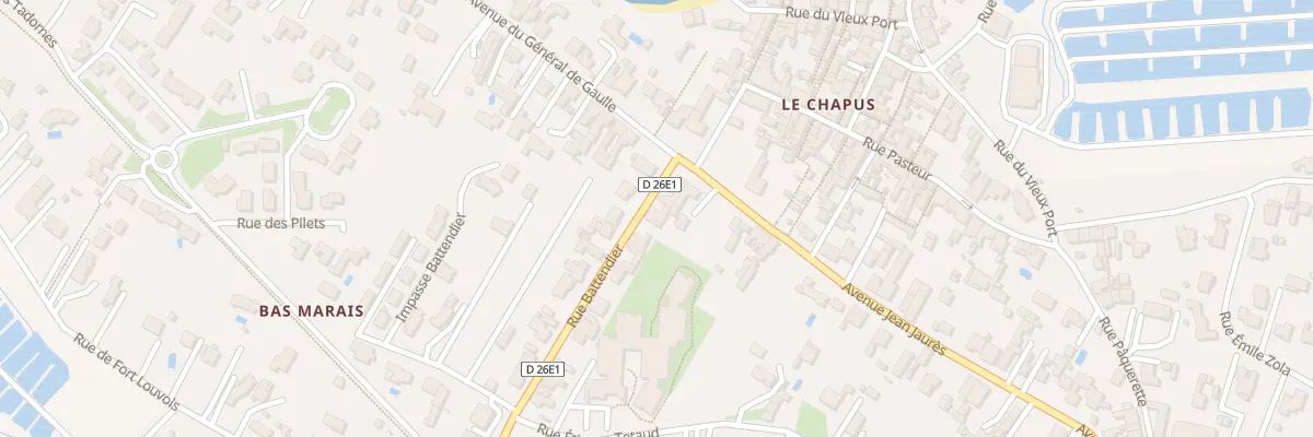 Plan du 2 Rue Battendier à Bourcefranc-le-Chapus
