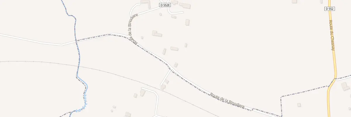 Plan du 5033 Village de la Binaudiere à Beslon