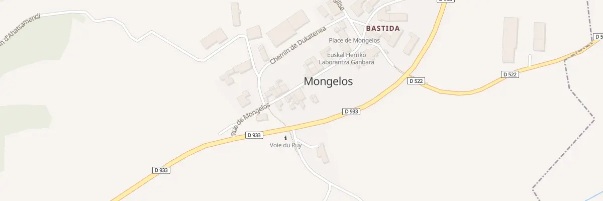 Plan du 5007 Mongelos à Ainhice-Mongelos