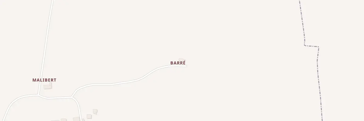 Plan du 1 Barre à Saint-Germain-du-Pinel