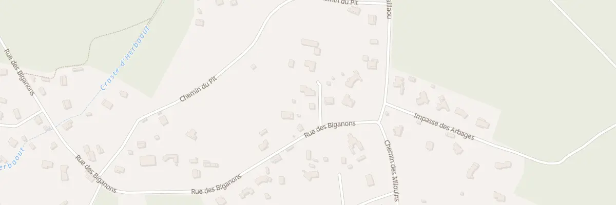 Plan du 1311 Rue des Biganons à Biscarrosse