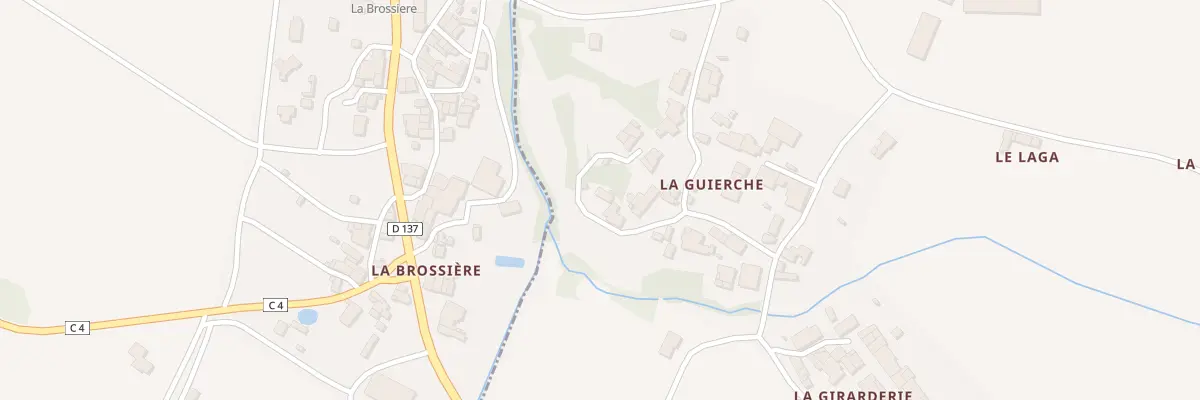 Plan du 18 La Guierche à Vendrennes