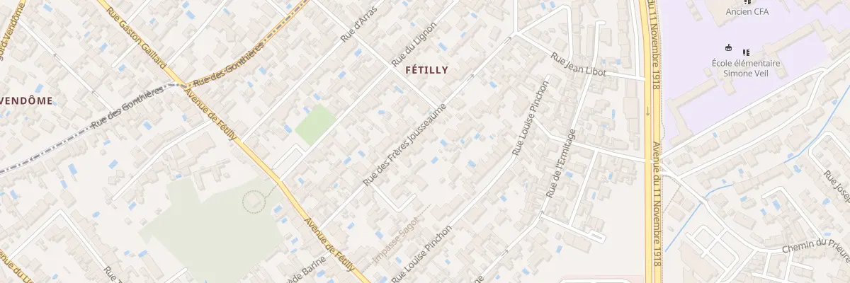 Plan du 28 Rue des Frères Jousseaume à La Rochelle