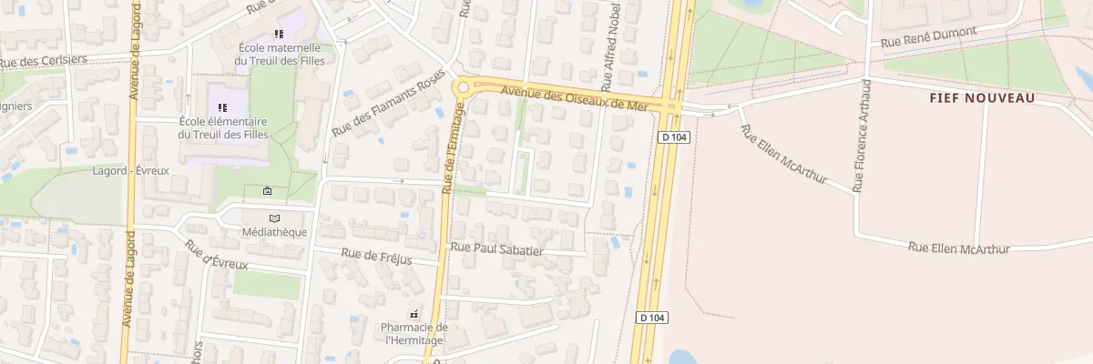Plan du 10 Rue Henri Bergson à Lagord
