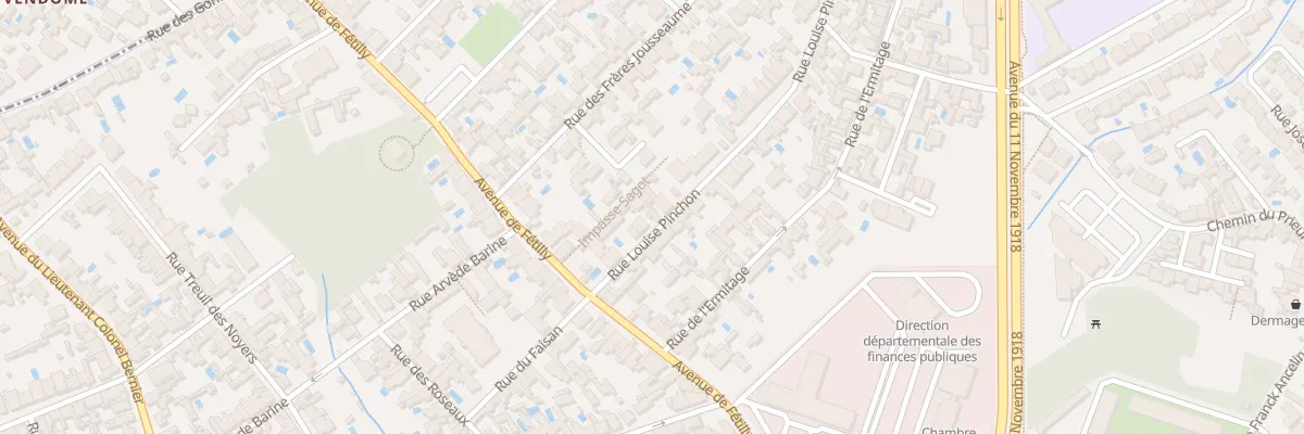 Plan du 9 Rue Louise Pinchon à La Rochelle