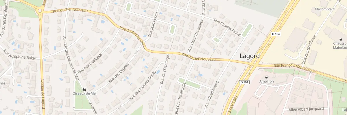 Plan du 1 Rue de l’Ermitage à Lagord