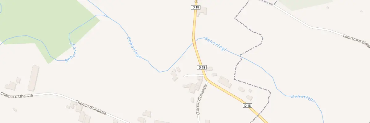 Plan du 1164 Rte d’Irati à Ahaxe-Alciette-Bascassan