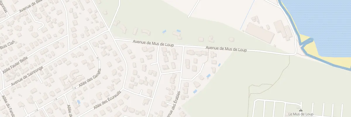 Plan du 4 Av des Erables à La Tremblade