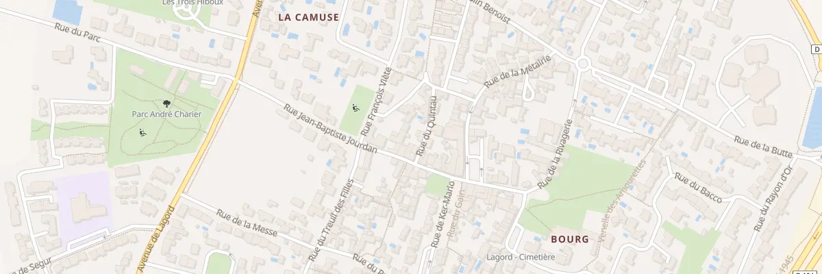 Plan du 20 Rue Jean-Baptiste Jourdan à Lagord