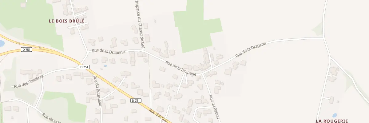 Plan du 283 Rue de la Draperie (Lire) à Orée d’Anjou