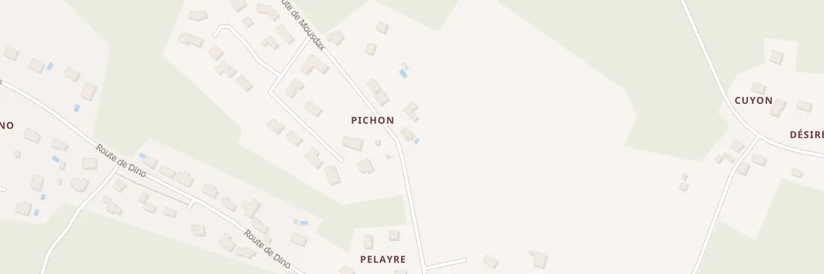 Plan du 5005 Pichon à Mézos