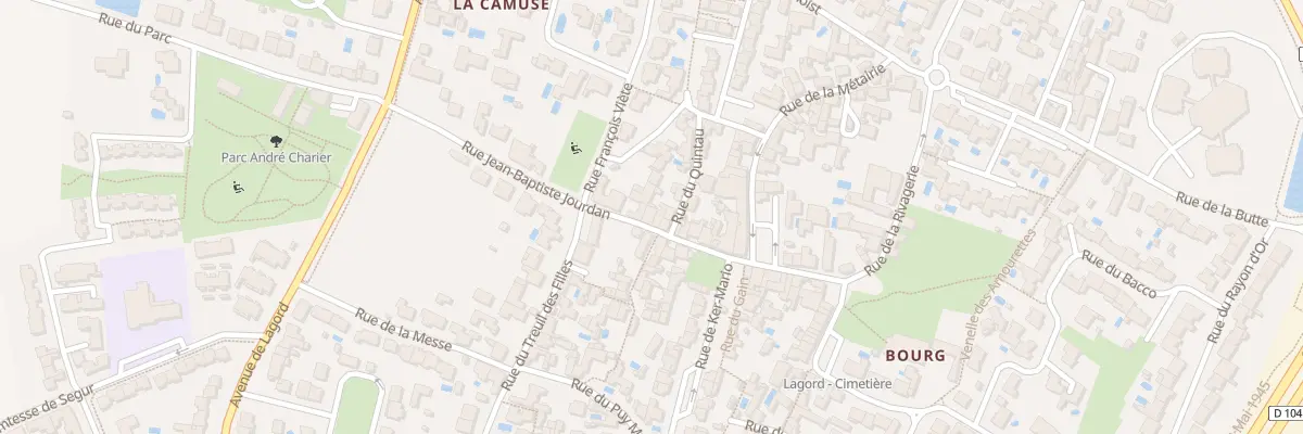 Plan du 22 Rue Jean-Baptiste Jourdan à Lagord