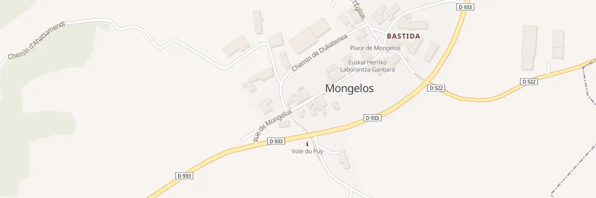 Plan du 374 Rue de Mongelos à Ainhice-Mongelos