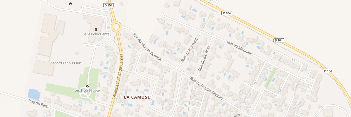 Plan du 26 Rue du Moulin Benoist à Lagord