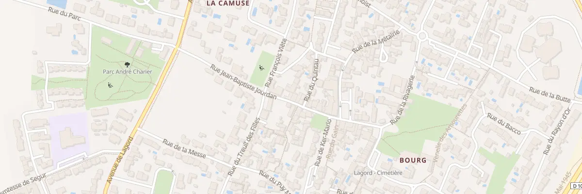 Plan du 24 Rue Jean-Baptiste Jourdan à Lagord