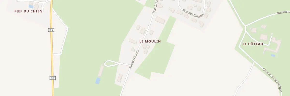 Plan du 6 Rue du moulin à Bessay
