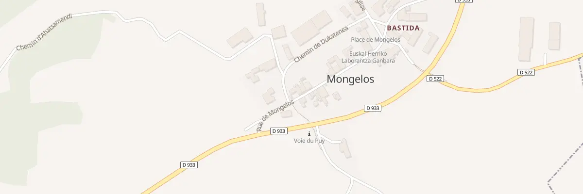 Plan du 7323 Mongelos à Ainhice-Mongelos