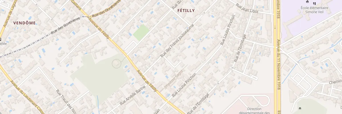 Plan du 16 Rue des Frères Jousseaume à La Rochelle