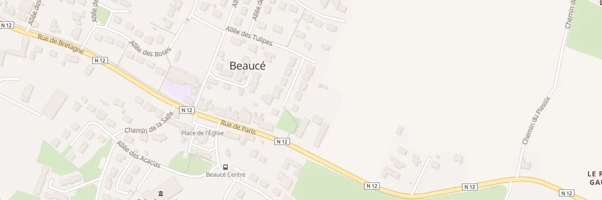 Plan du 7 Imp des Tulipiers à Beaucé
