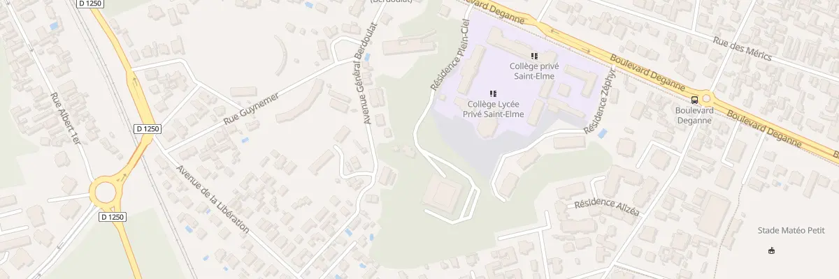 Plan du 50B Bd Deganne à Arcachon