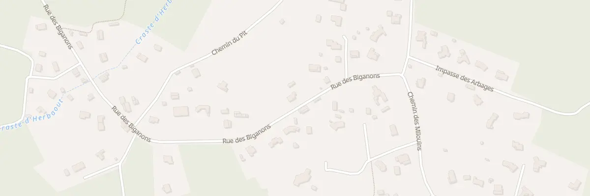 Plan du 1221 Rue des Biganons à Biscarrosse