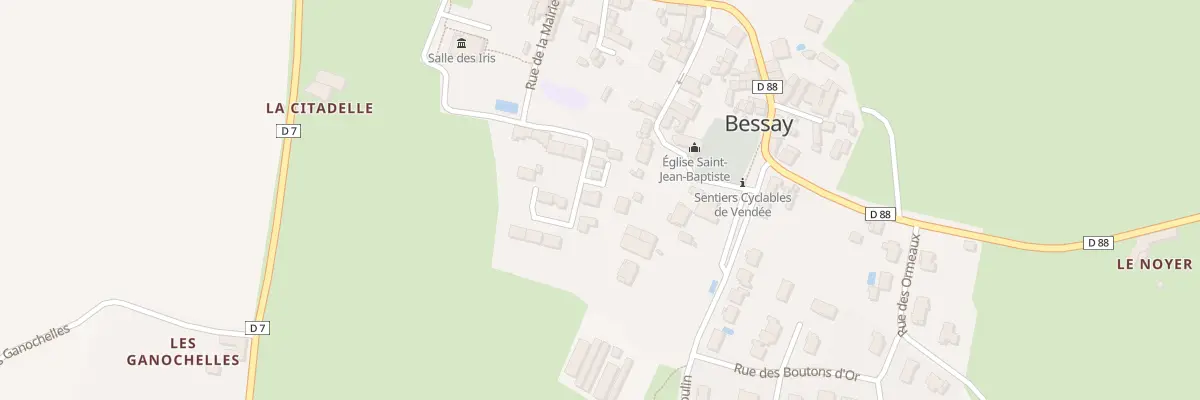 Plan du 8 Rue des iris à Bessay
