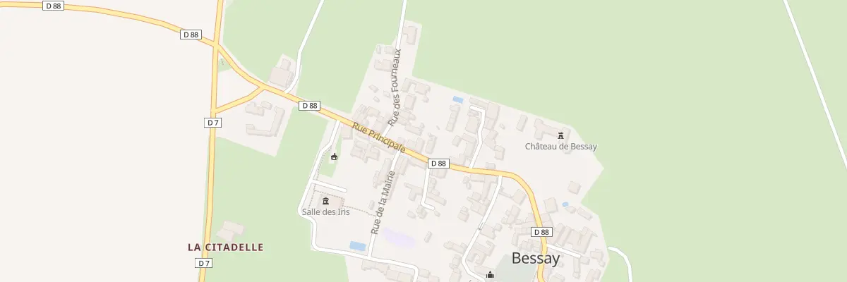 Plan du 10 Rue principale à Bessay
