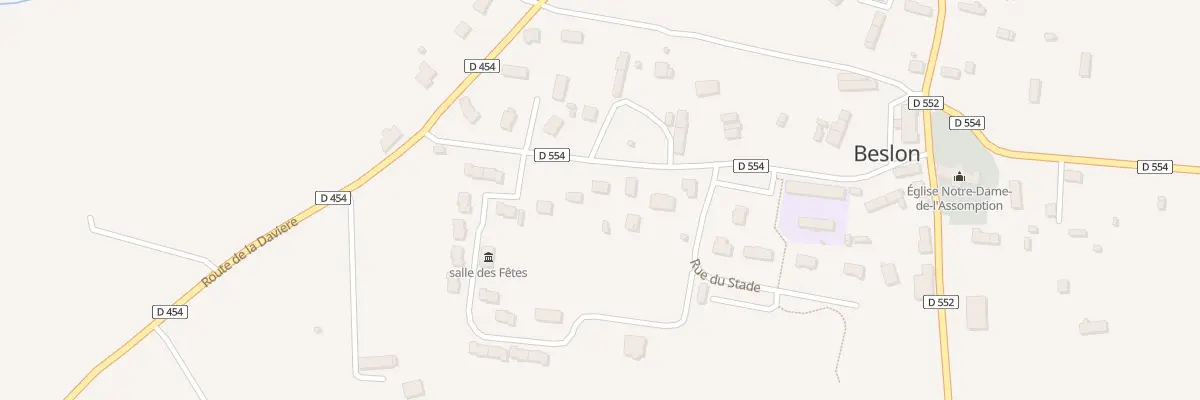 Plan du 5006D Les Montiers à Beslon