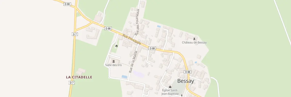 Plan du 11 Rue principale à Bessay