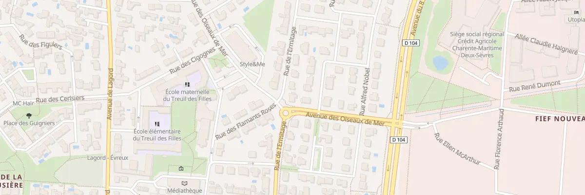 Plan du 31 Rue de l’Ermitage à Lagord