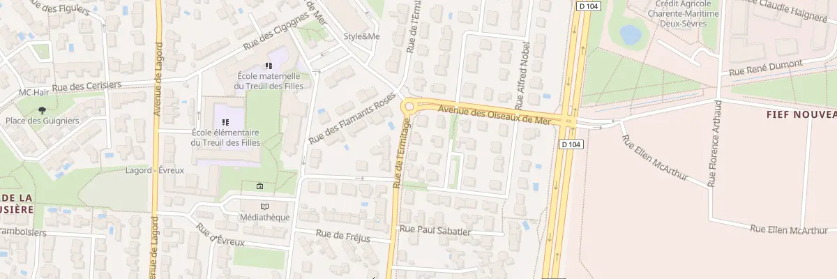 Plan du 39 Rue de l’Ermitage à Lagord