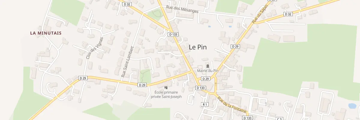 Plan du 43 Rue du Calvaire au Pin