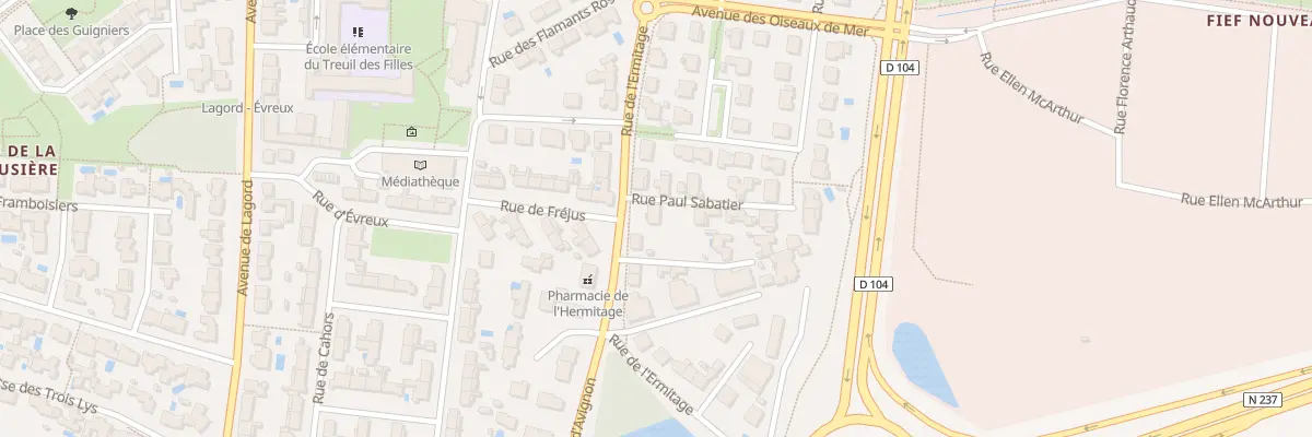 Plan du 51 Rue de l’Ermitage à Lagord