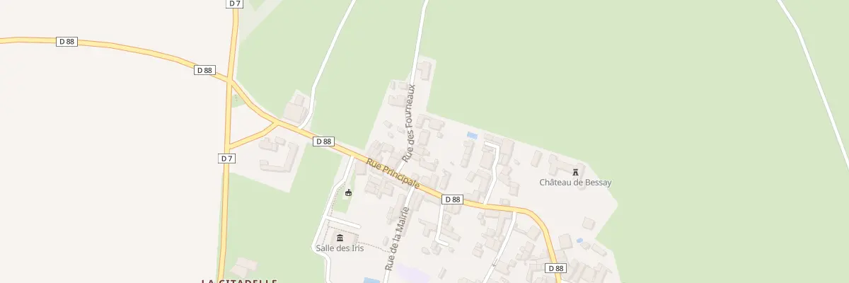 Plan du 2 Rue des fourneaux à Bessay