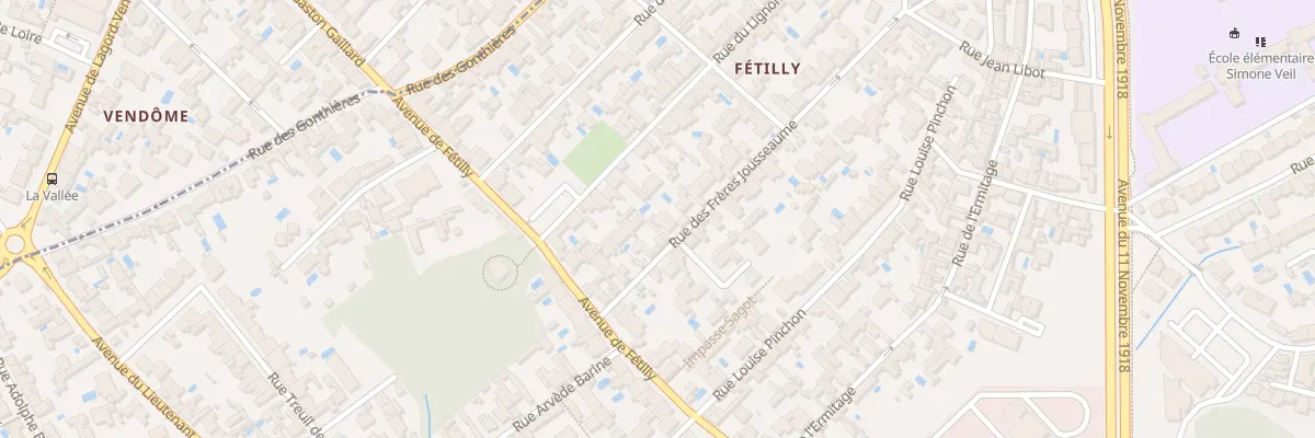 Plan du 15 Rue des Frères Jousseaume à La Rochelle