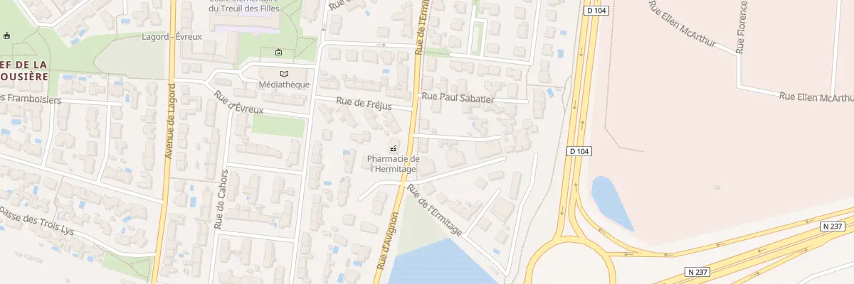 Plan du 55 Rue de l’Ermitage à Lagord
