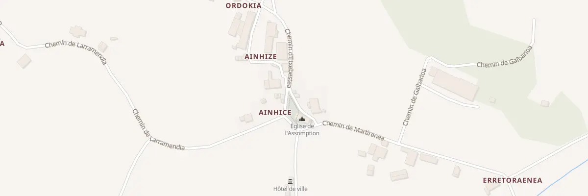 Plan du 5058 L’Ecole à Ainhice-Mongelos