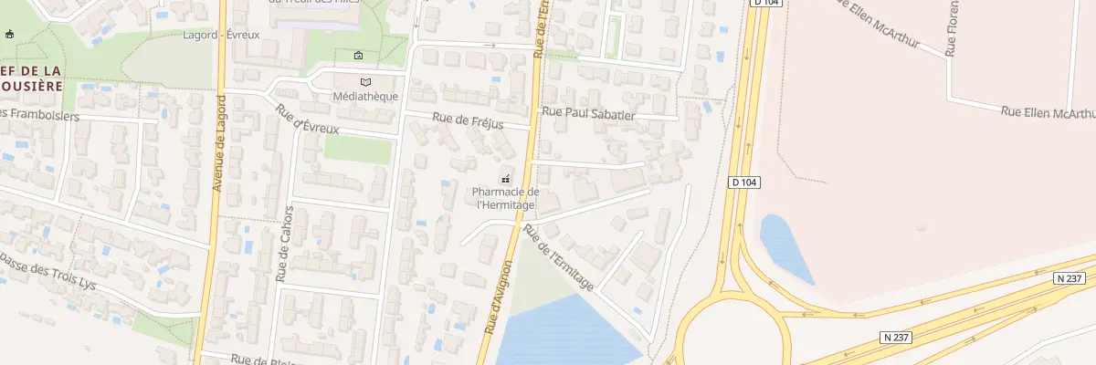 Plan du 57 Rue de l’Ermitage à Lagord
