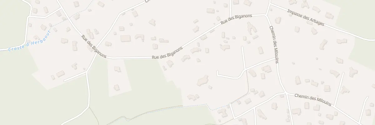 Plan du 1162 Rue des Biganons à Biscarrosse