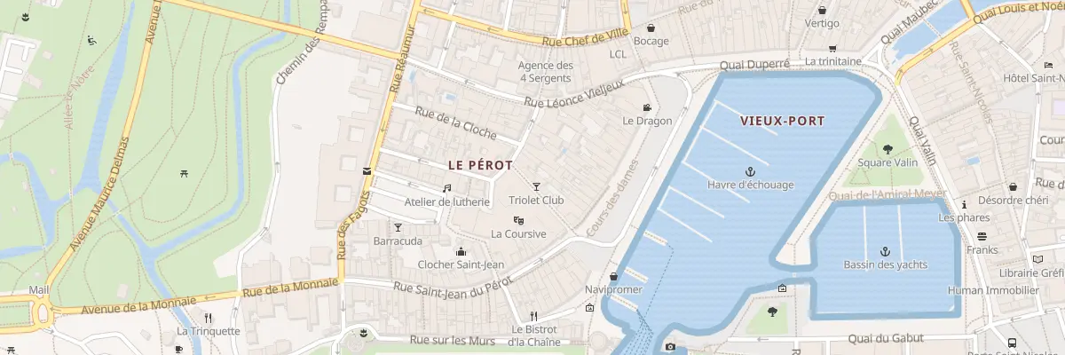 Plan du 8 Rue des Carmes à La Rochelle