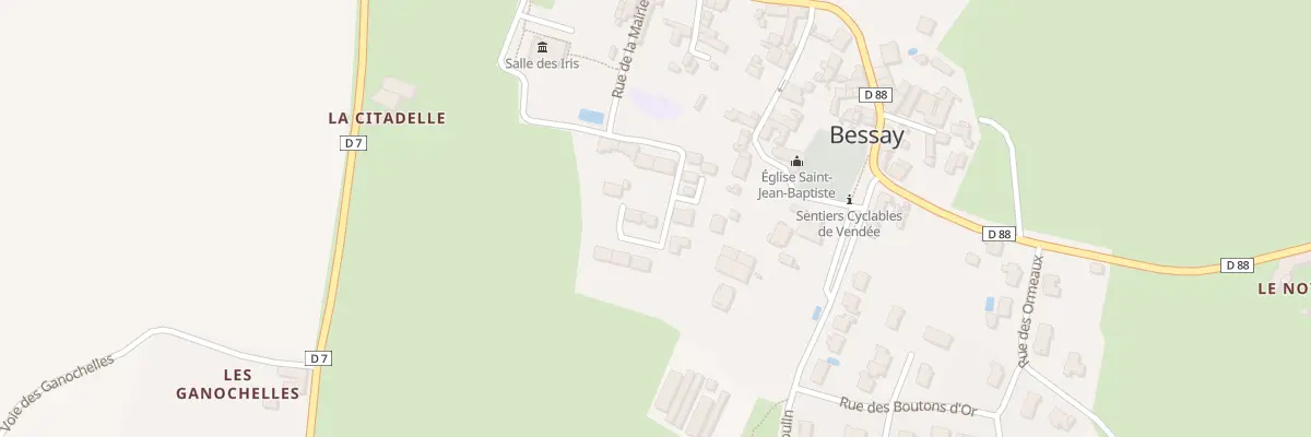 Plan du 9 Rue des iris à Bessay