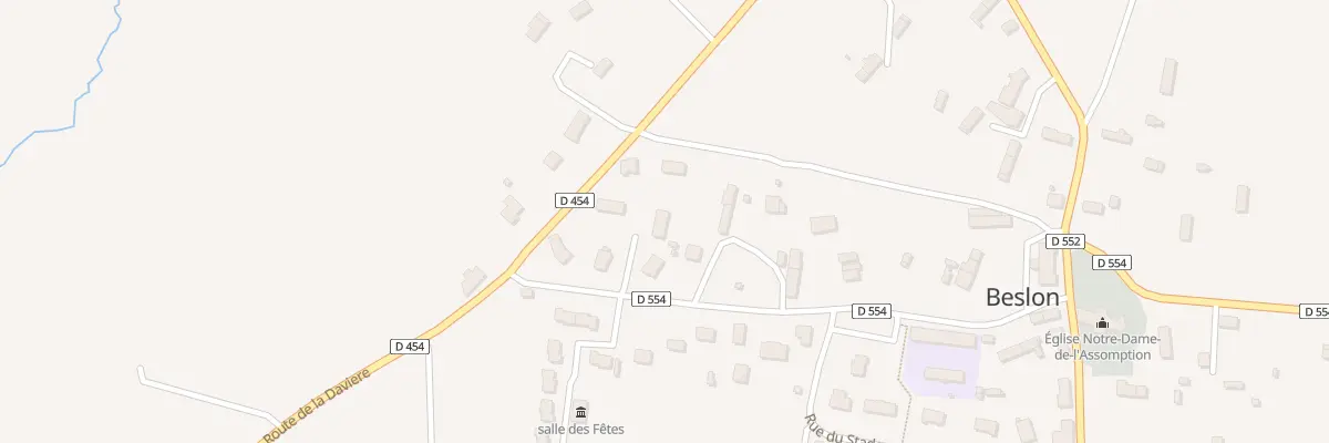 Plan du 5347 Les Montiers à Beslon