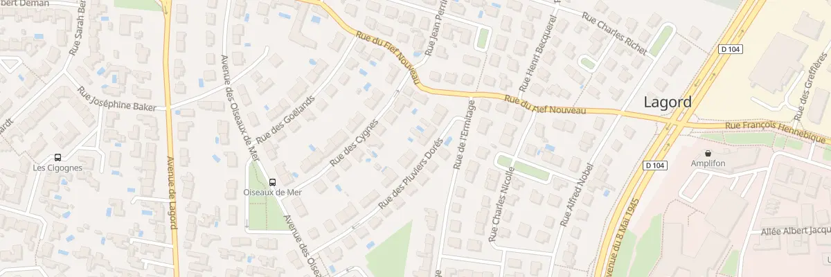 Plan du 8 Rue des Pluviers Dorés à Lagord