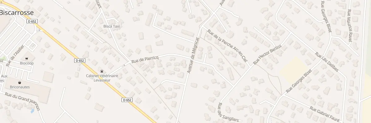 Plan du 238 Rue de Pierricq à Biscarrosse